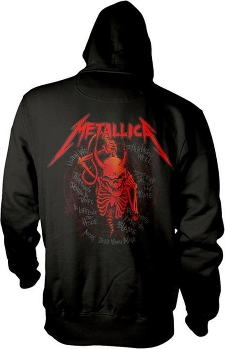 Metallica Erwachsene 72 Jahreszeiten Totenkopf Hoodie (S)