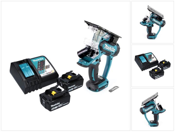Actual product image Makita DSD 180 RT Battery plasterboard saw 18 V + 2x battery 5.0 Ah + charger