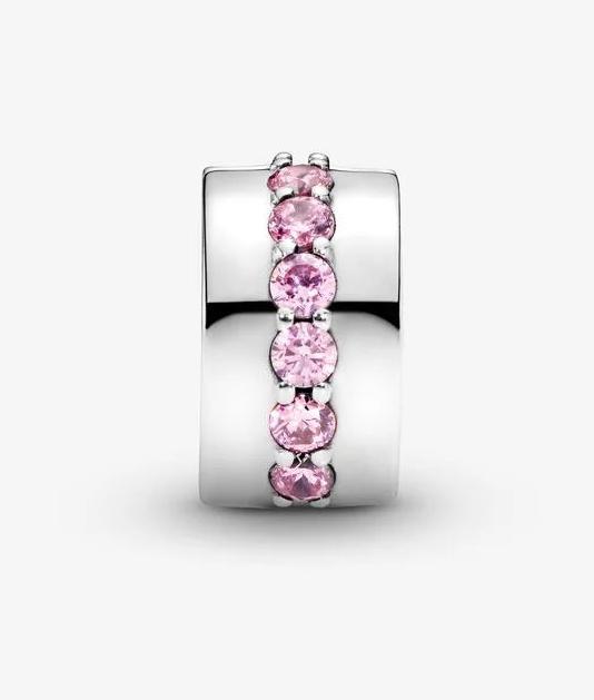 Produktbild Pandora Pink Shining Path Charms/Beads (1.06 cm, Silber)