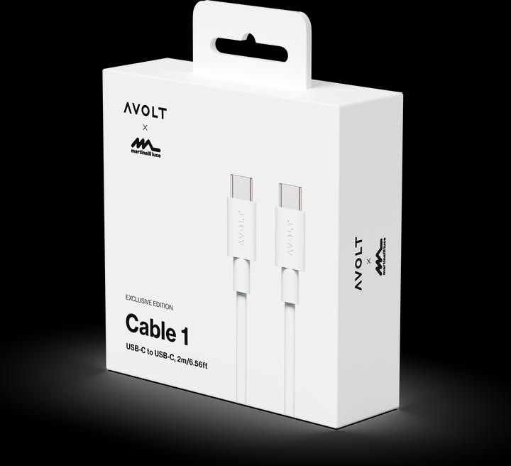 Actual product image Avolt USB C – USB C (2 m, USB 2.0)