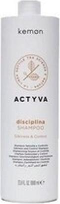 Actual product image Kemon Actyva Disciplina Shampoo For Coarse And Unruly Hair (1000 ml, Liquid shampoo)