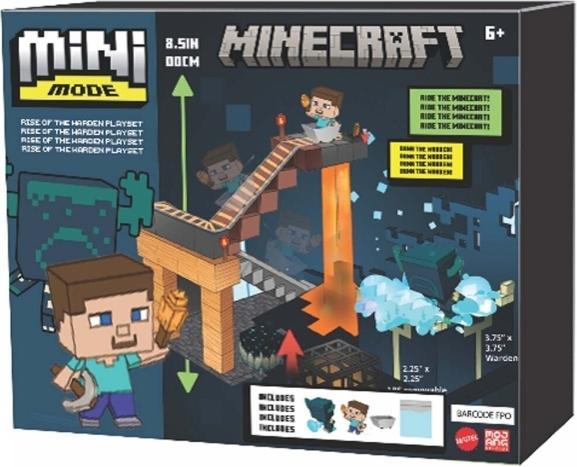 Actual product image Minecraft Mini Mode Rise of the Warrior playset