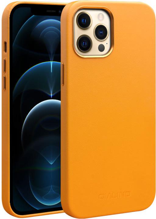 Produktbild QiAlino Hülle (MagSafe kompatibel) Orange (Apple iPhone 12 Pro Max)
