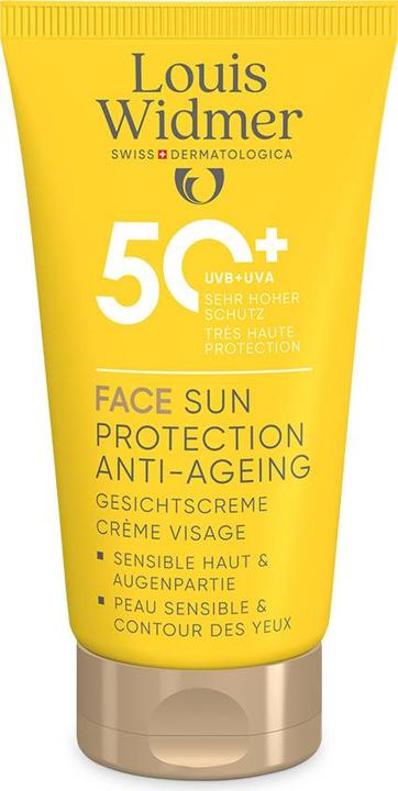Widmer Louis Face Sun Protection Anti-Aging LSF50+ parfumiert 50 ml (Sonnencreme, SPF 50+, 50 ml)