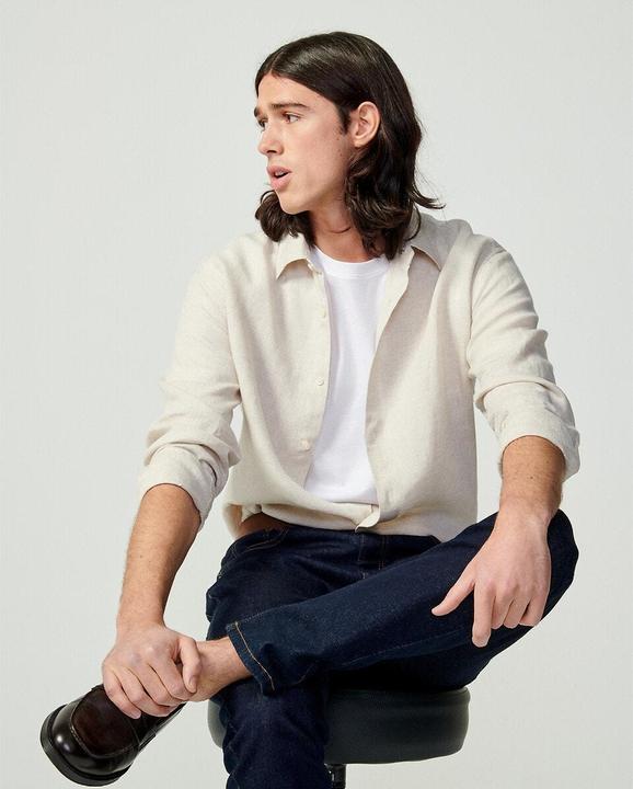 Produktbild La Redoute Collections Gerades Leinenhemd Signature mit langen Ärmeln (XXL)