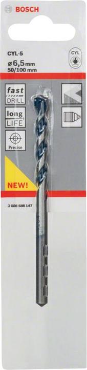 Image du produit Bosch Professional Zubehör Foret à béton CYL-5, Blue Granite, 4 x 50 x 90 mm (4 mm)