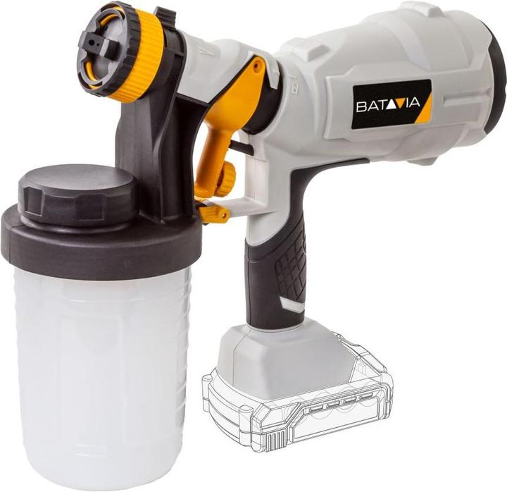 Produktbild Batavia 18V Akku-Farbspruhgerät (ohne Akku und Ladegerät)