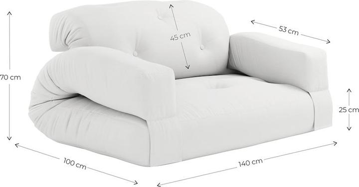 Actual product image Karup Design Hippo (2 person sofa, Sofa bed)
