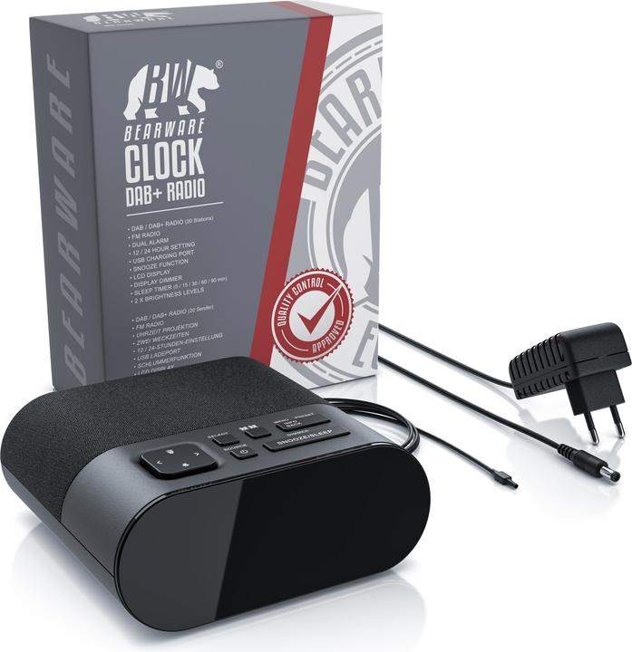 Actual product image Bearware DAB Plus clock radio