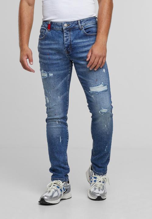 Actual product image 2Y Premium 2Y JULIO RIPPED SLIM FIT JEANS - 184633 (29)