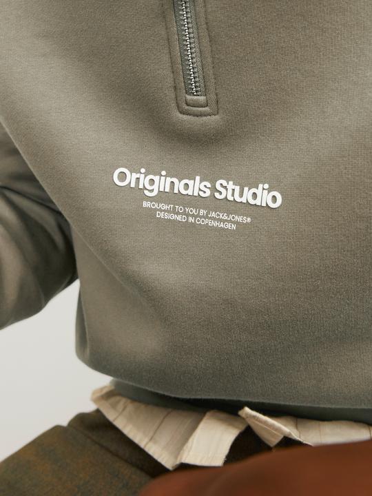 Image du produit Jack & Jones Texte Sweat-shirt avec demi-zip Sweat-shirt avec demi-zip (XS)
