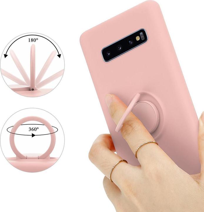 Immagine prodotto Cadorabo Custodia in silicone TPU Liquid Ring Cover (Samsung Galaxy S10+)