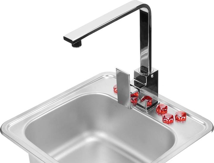 Productafbeelding No Name Stalen gootsteen met 1 spoelbak (50 cm, 40 cm)