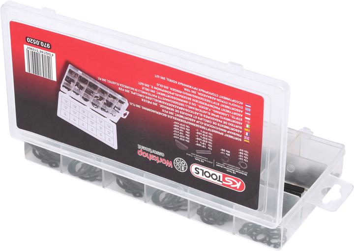 Produktbild KS Tools Sortiment Spannstift/Seegering/Federkeile/E-Sicherungsring