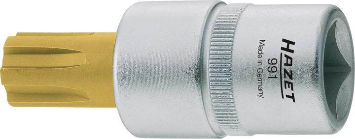 Image du produit HAZET Douille mâle 991-7 ∙ Carré creux 12,5 mm (1/2 pouce) ∙ Empreinte à crénaux Ribe CV ∙ M7
