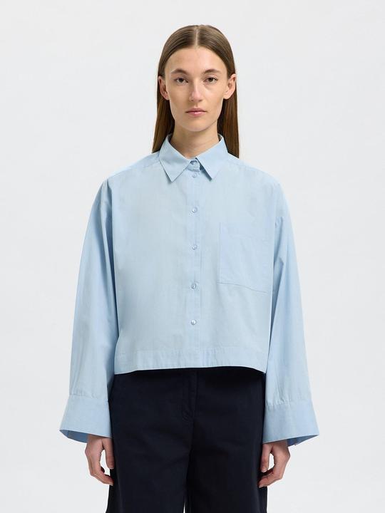Actual product image Selected Femme Boxy Fit Crop-Bluse (42)