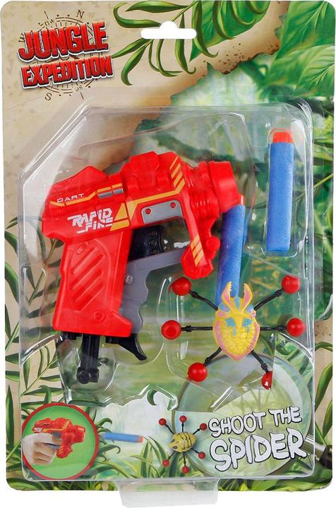Actual product image Jungle Expedition pistol with darts and window crawlers, 7 pcs.