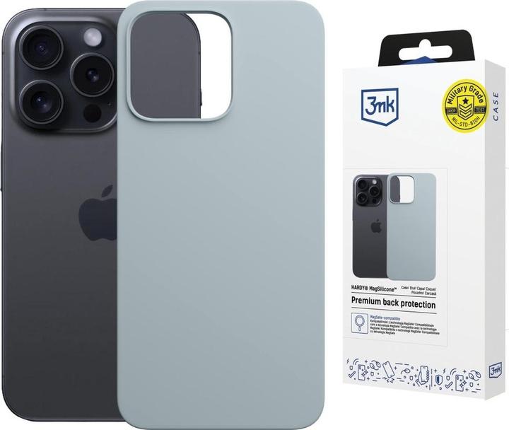 Actual product image 3MK Etui Hardy MagSilicone do Apple iPhone 13 Pro Max niebieski (Apple iPhone 13 Pro Max)