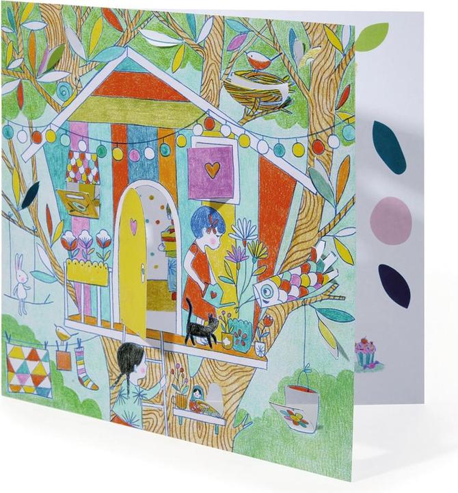 Image du produit Djeco Surprise colorée Les cabanes de Nina