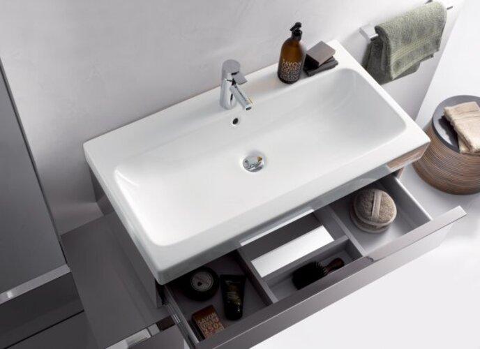 Produktbild Geberit Waschtisch iCon 75 cm wei 124075000 (480 mm, 750 mm)