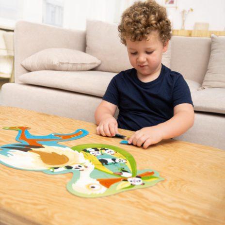 Produktbild Scratch Shape Puzzle Storch 24 Teile (24 Teile)