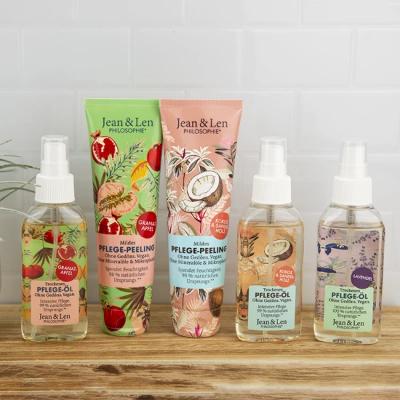 Actual product image Jean & Len Coconut Sandalwood, Body Peeling, 125 ml (125 ml)