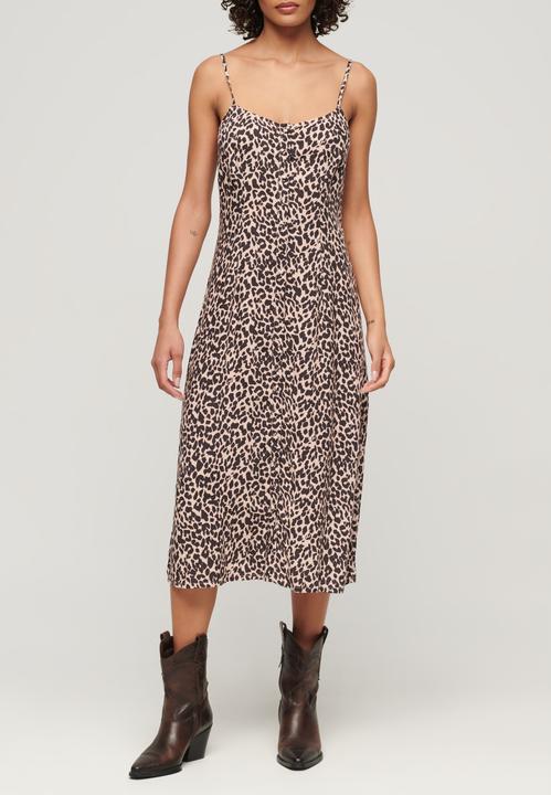 Actual product image Superdry Print Button Cami Midi Dress (14)