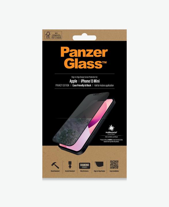 Actual product image PanzerGlass Privacy (1 Piece, Apple iPhone 13 mini)