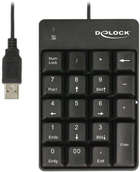Produktbild Delock 12481 (Nummernblock, Kabelgebunden)