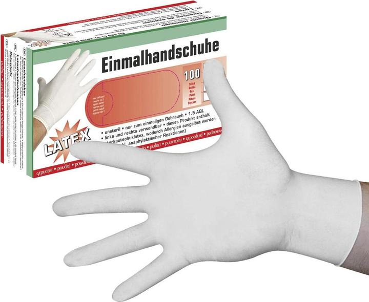 Produktbild Kerbl Handschuhe Latex Gr.XL leicht gepudert,VE:100St. (10)