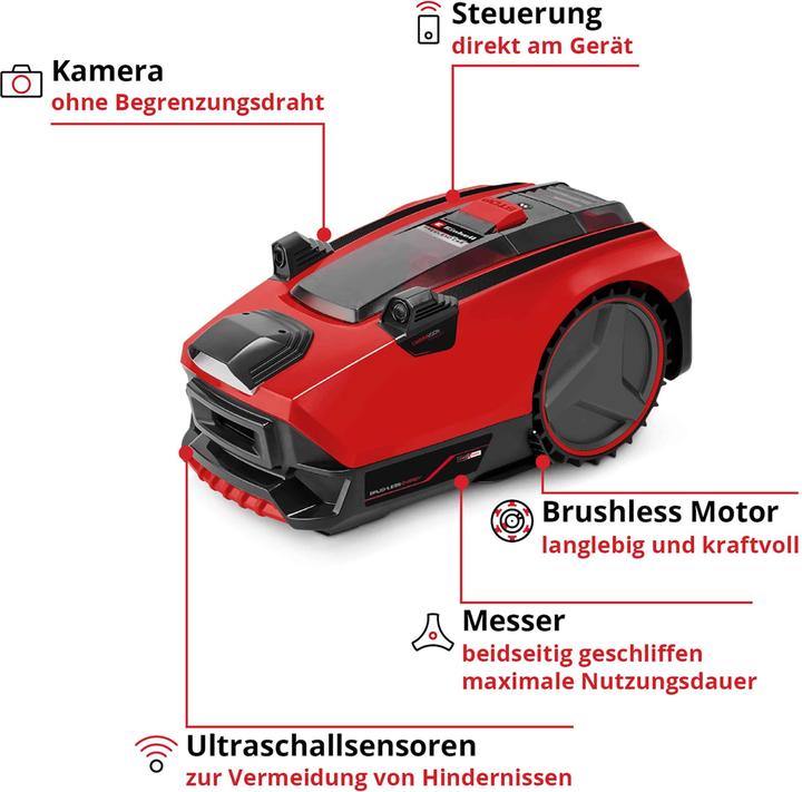 Productafbeelding Einhell Einh Mähroboter FREELEXO CAM 500 (500 m², Zonder grensdraad)