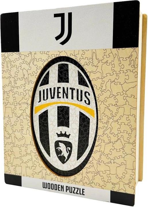 Actual product image Iconic Juventus FC - Retro Logo - Wooden Puzzle Size M (270 pieces) (270 pieces)