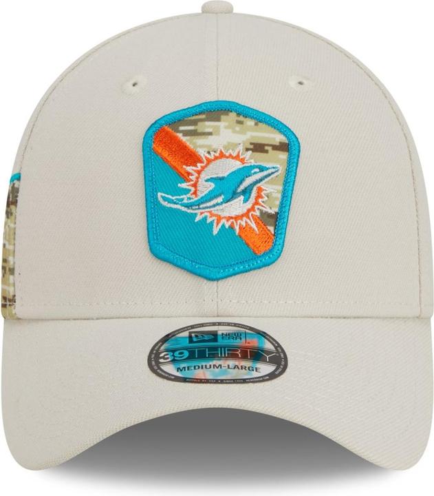 Produktbild New Era 39Thirty Cap Salute to Service Miami Dolphins - S/M (S, M)