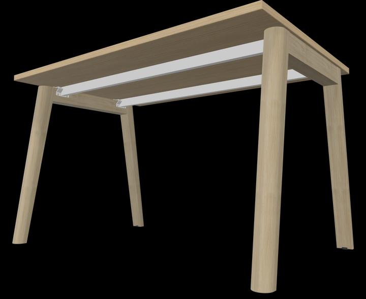 Image du produit Narbutas Bureau en bois Nova (1200 x 800 x 740 mm)