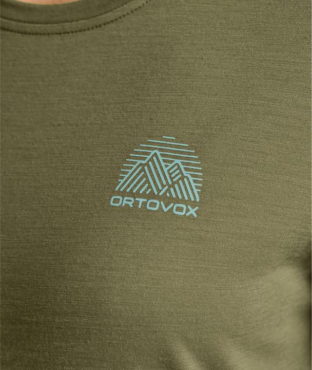 Actual product image Ortovox Women's 120 Cool Tec Mountain Stripe T-Shirt (XL)