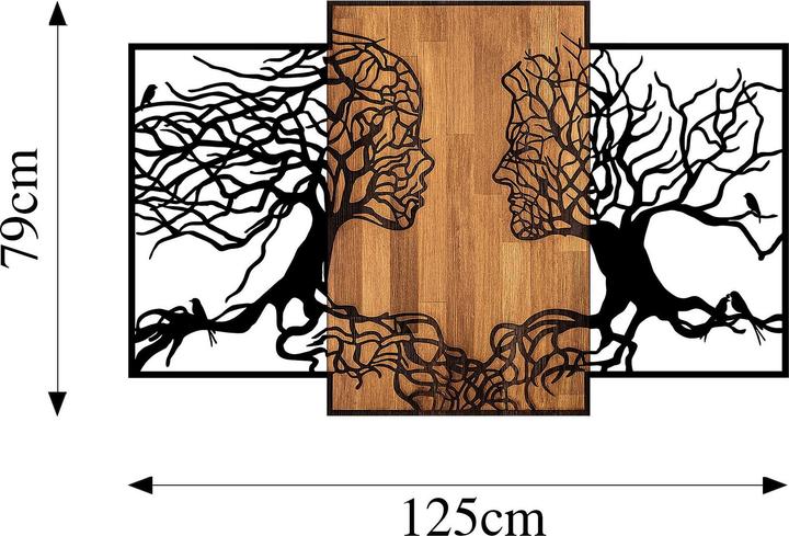 Produktbild Wallxpert Woodland Wooden Wall Accessory