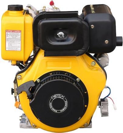 Actual product image Rotek - luftgekühlter 1-Zylinder 4-Takt 474ccm Dieselmotor, ED4-0474-5HE-F2A