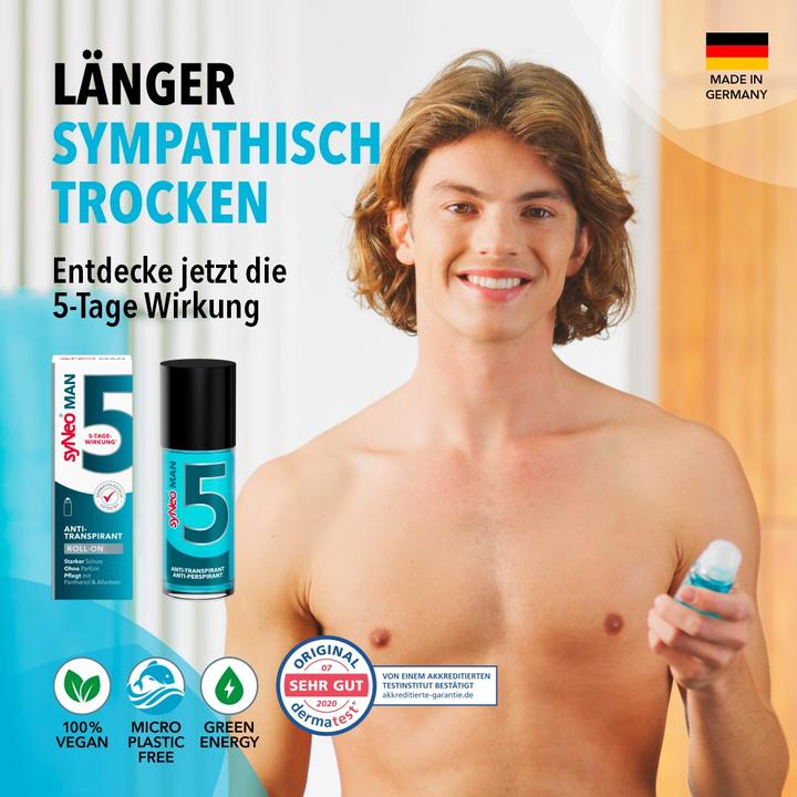 Actual product image syNeo 5 MAN Antitranspirant Roll-On (Roll-on, 50 ml)
