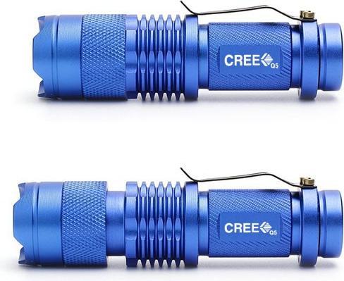Actual product image JTI LED torch CREE Ultrafire - Blue (13.40 cm, 300 lm)