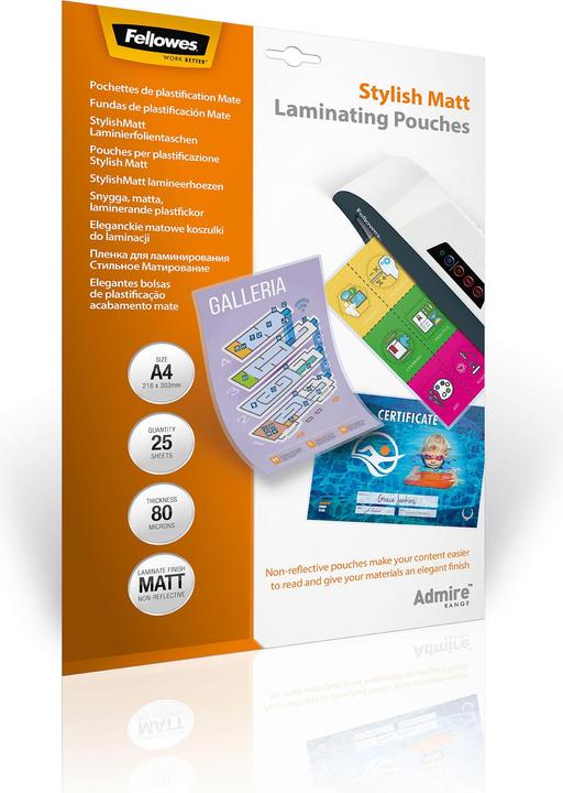 Actual product image Fellowes Admire Stylish (A4, 25 Piece, 80 µm)