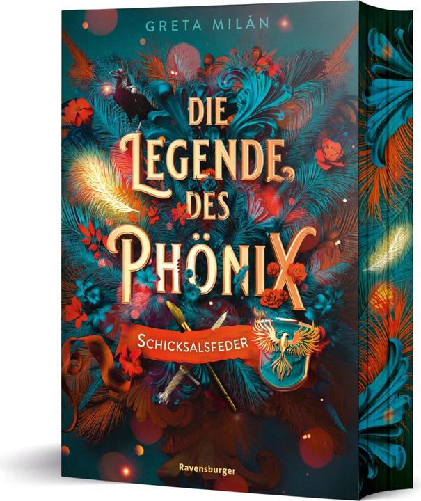 Actual product image Ravensburger Die Legende des Phönix, Band 2: Schicksalsfeder (German, Katt Phatt, Greta Milán, 2024)