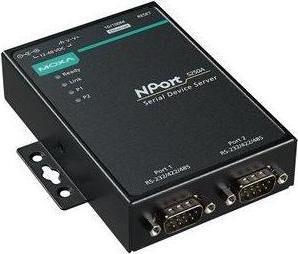 Actual product image Moxa NPORT 5250A - 2-port RS-232422485 device server, 0 to 60C operating temperature