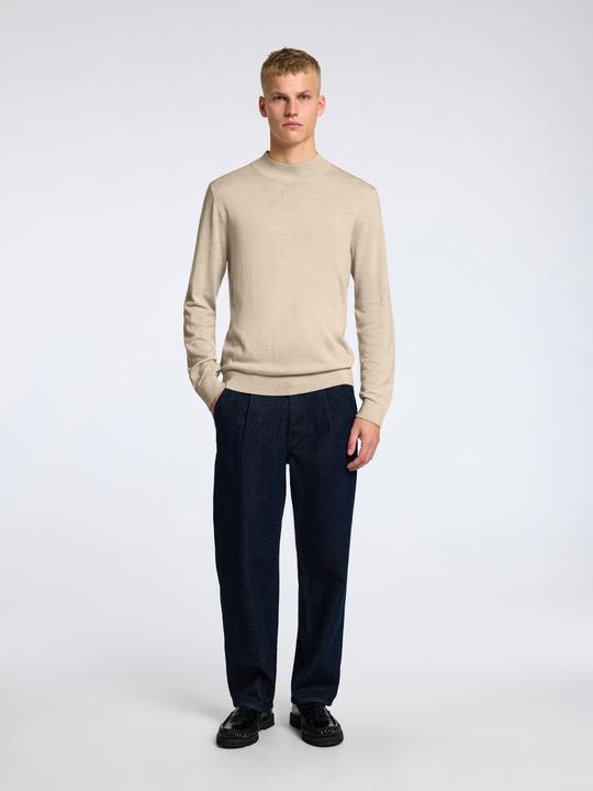 Actual product image Selected Homme Slhtray Ls Knit Merino Mock Neck Noos (XXL)