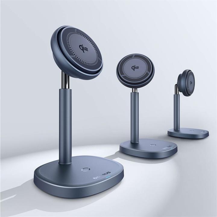 Productafbeelding Baseus Inductive Charger Stand Orbit 2 Pro Qi2 20W (gray) (20 W)