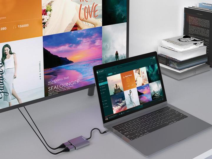 Produktbild Sandberg Dockingstation (USB-C, 3 Ports)