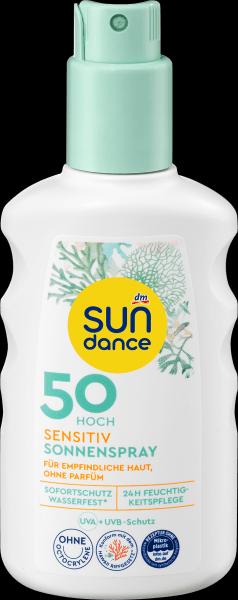 dm Sundance Sensitiv (Sonnenspray, SPF 50, 200 ml)