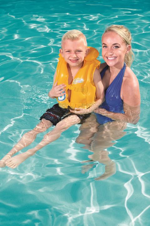Actual product image Bestway Life Jacket 3-6 years Swim Safe Step (One size, 19 - 30 kg)