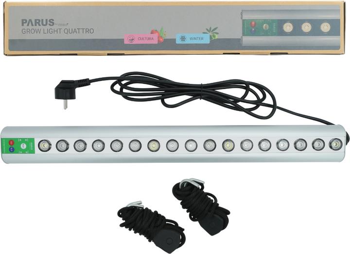 Actual product image Parus by Venso plant fitting GrowLight Quattro 30W, stimulation of photosynthesis and chlorophyll fo (LED, 245 V)