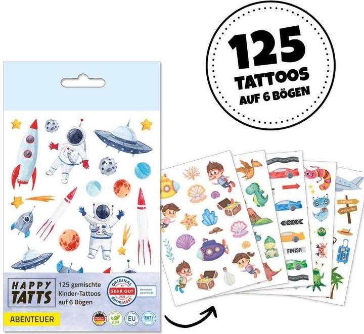Produktbild Obilo Happy Tatts,Tattoo.Abent.(125 St).TT742