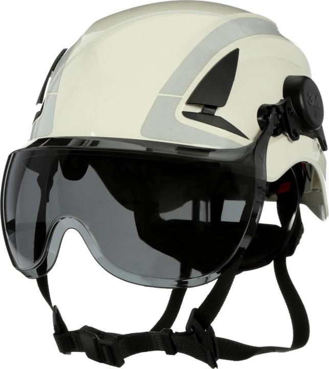 Immagine prodotto 3M Visiera corta per caschi X e Xrau Rivestimento antiappannamento e antigraffio Policarbonato (Scatola per occhiali di sicurezza)